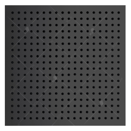 Верхний душ RGW Shower Panels SP-82-30B, квадратный, черный матовый, 300х300