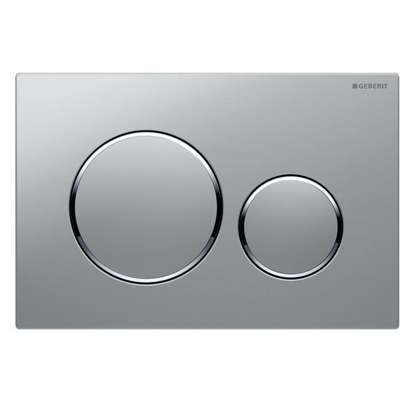 Клавиша для инсталляции Geberit Sigma20 115.882.KN.1, хром матовый/хром глянцевый
