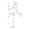 Смеситель для раковины KLUDI Pure&Solid 342920575, хром глянцевый