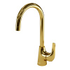 Смеситель для кухни WASSERKRAFT Sauer 7107, золотой глянцевый