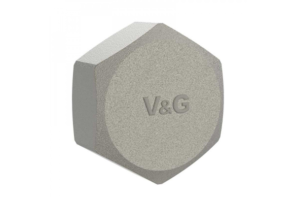 Заглушка VALOGIN (никель) 1/2" ВР