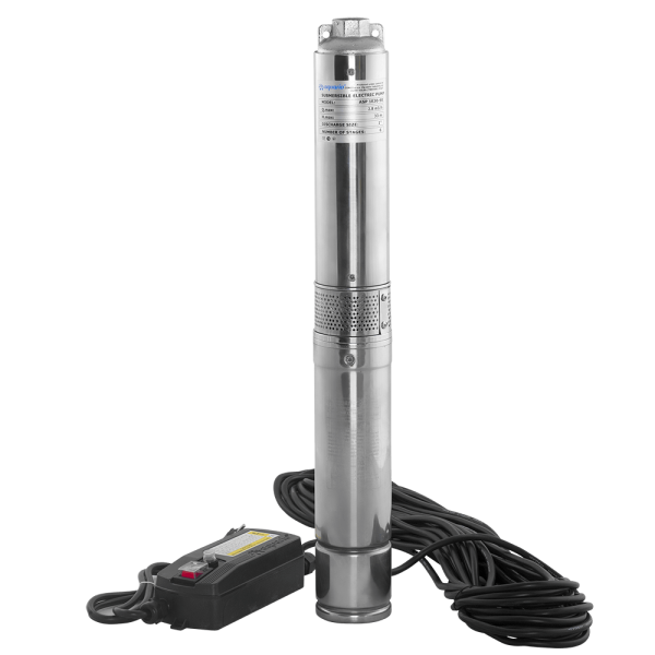 Погружной скважинный насос Aquario ASP1E-30-90 (каб.25м, пуск.бл.)