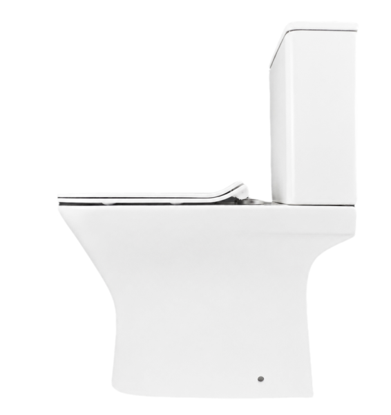 Унитаз напольный CALYPSO CS5305UQ-TK, 35х64, безободковый, торнадо, с сиденьем микролифт