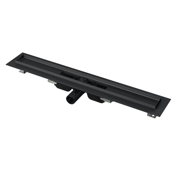 Водоотводящий желоб ALCAPLAST APZ101BLACK-750 Low, без решетки