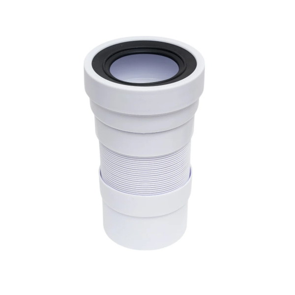 Гофра для унитаза McALPINE MRWC-F23P, 230-440мм, 97/107х110мм