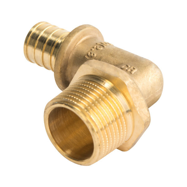 Угольник STOUT 20хG 1/2" НР аксиальный