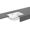 Раковина VITRA S20 (С20) 500х370, прямоугольная, без перелива, встраиваемая снизу СЦ