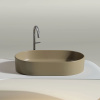 Раковина-чаша CERAMICA NOVA Element (Элемент) 60, 122х600х385, овальная, капучино матовый