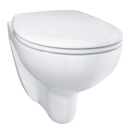Унитаз подвесной GROHE Bau Ceramic 39351000, 36,8х53,1, безободковый, с сиденьем микролифт