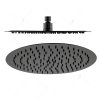 Верхний душ RGW Shower Panels SP-81B-40, круглый, черный матовый, 400х400