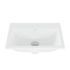 Раковина VITRA S20 (С20), 550х450, прямоугольная, с переливом, встраиваемая сверху