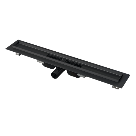 Водоотводящий желоб ALCAPLAST APZ101BLACK-750 Low, без решетки