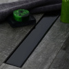 Водоотводящий желоб VECONI Klasik/Floor Black 850, с решеткой, черный матовый