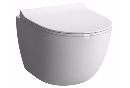 Унитаз подвесной VITRA Sento (Сенто), 36,5х54, безободковый, без сиденья
