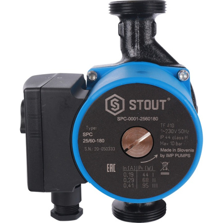 Насос циркуляционный 25/60-180 STOUT