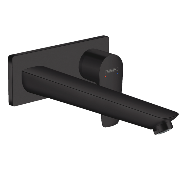 Смеситель для раковины HANSGROHE Talis E 71734670, встраиваемый, черный матовый