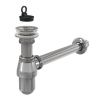 Сифон для раковины ALCAPLAST A437 G1 1/4х32, горизонтальный выпуск, хром глянцевый