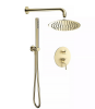 Душевая система AQUAME Siena AQM8404BG, встраиваемая, золото брашированное