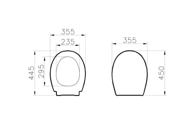 Сиденье для унитаза VITRA S20 с микролифтом (800-003-009)