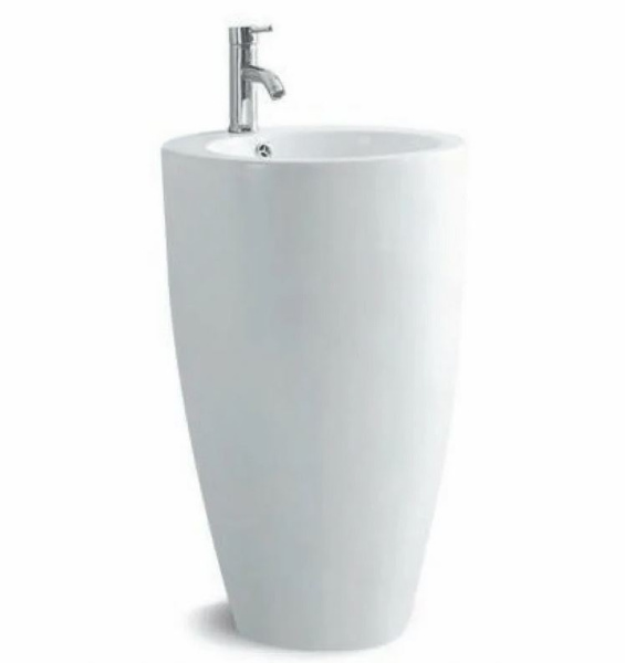 Раковина напольная CERAMALUX B133, 830х500х500, круглая