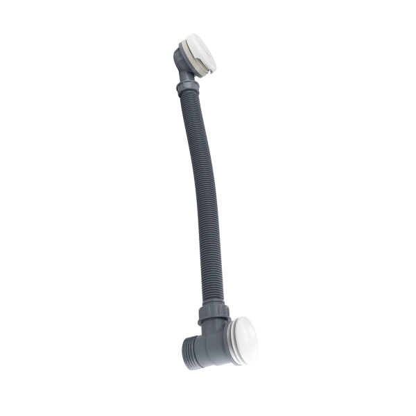 Сифон для ванны WASSERKRAFT A158-65, Click/Clack, G1 1/2", белый матовый