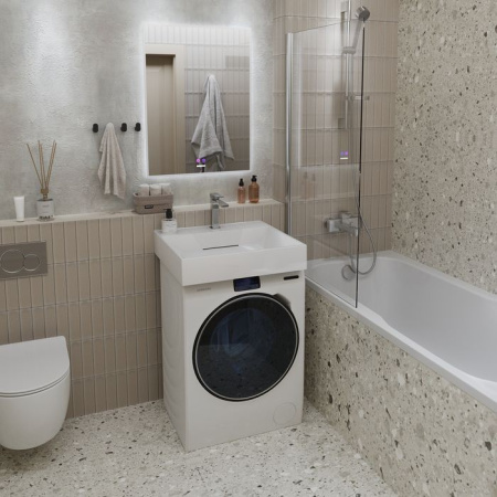 Раковина над стиральной машиной GROSSMAN Luxor (Люксор) 600х550