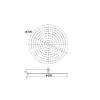 Верхний душ RGW Shower Panels SP-81B-30, круглый, черный матовый, 300х300
