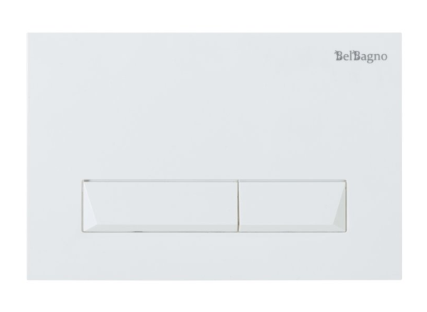 Клавиша для инсталляции BELBAGNO Marmi BB009-MR-BIANCO, белый глянцевый