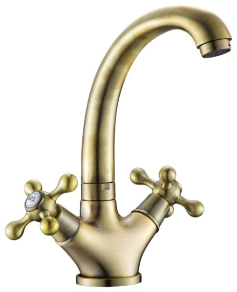 Смеситель для кухни GROSS AQUA Retro Bronze 6014012BRL-A03