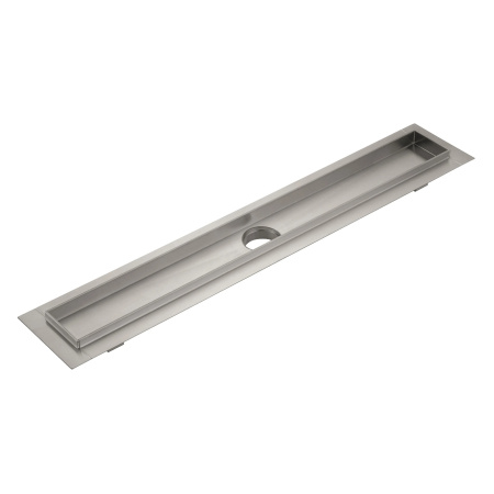 Водоотводящий желоб WONZON & WOGHAND WW-651600T-BN 600, без решетки, никель брашированный