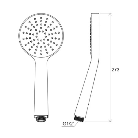 Лейка для душа RAVAK Flat S 960.00