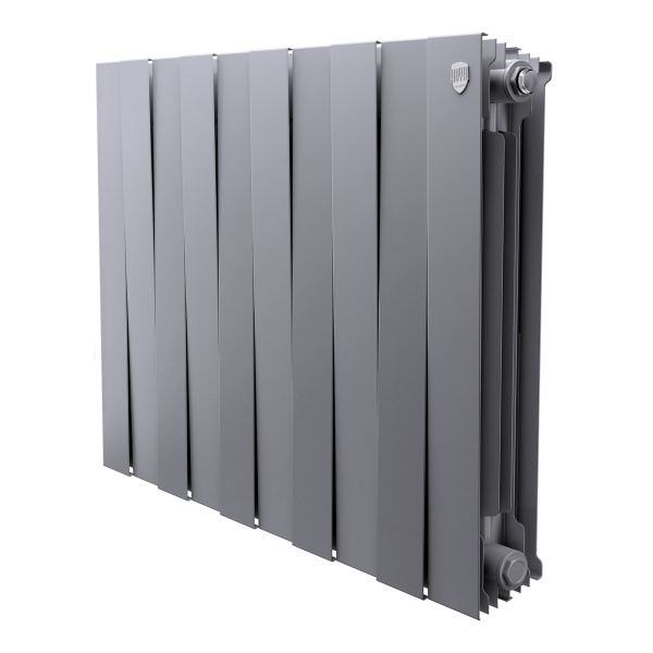 Радиатор Royal Thermo PianoForte 500 Серебристый - 10 секц