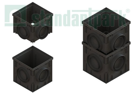 Дождеприемник PolyMax Basic ДП–30.30.30-ПП пластиковый 8370-М