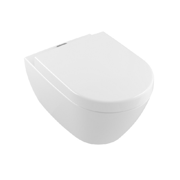 Унитаз подвесной VILLEROY&BOCH Subway 2.0, 37х56, безободковый, бачок для жидкости, без сиденья
