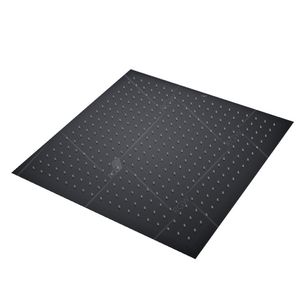 Верхний душ RGW Shower Panels SP-82B-50, квадратный, черный матовый, 500х500