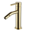 Смеситель для биде AQUAME Siena AQM6216BG, золото брашированное