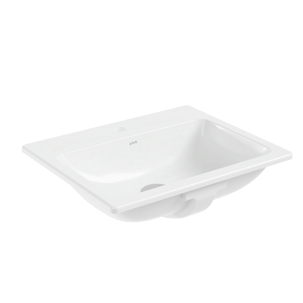 Раковина VITRA S20 (С20), 550х450, прямоугольная, с переливом, встраиваемая сверху