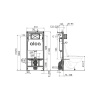 Инсталляция для унитаза Alcaplast AM101/1120-4:1 RU M578-0001 И-AM101/1120, К-M578, П-M91 4 в 1
