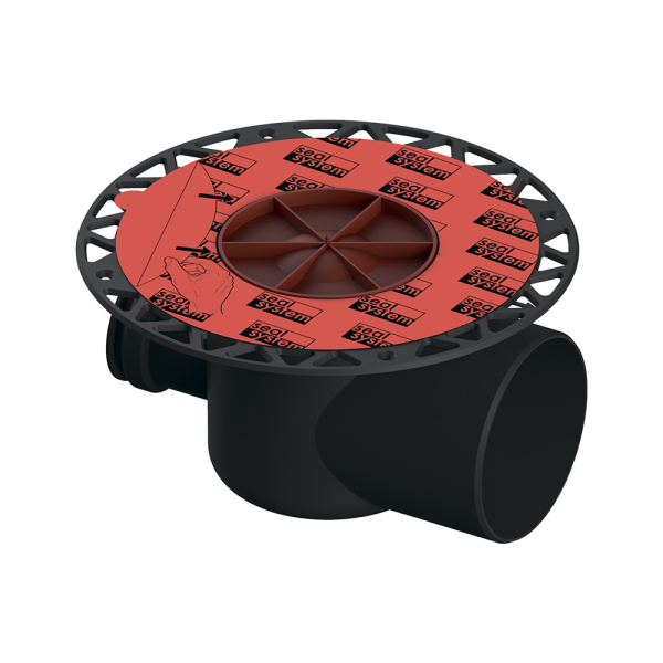 Трап TECEdrainpoint S DN50х100, двойной, боковой, мокрый затвор, без решетки