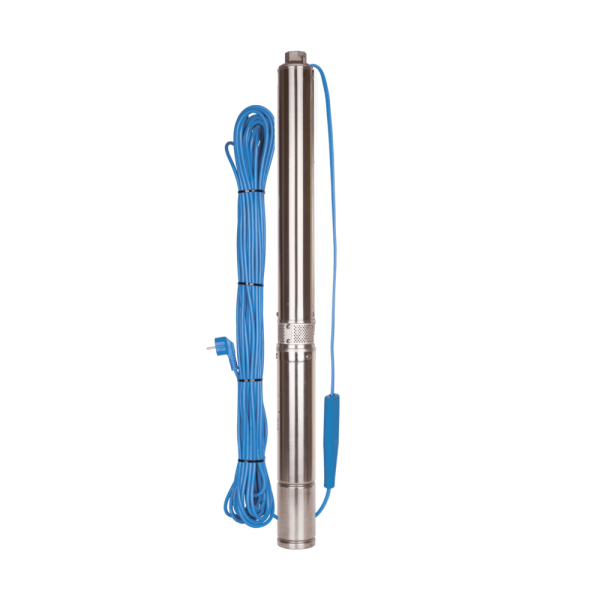 Погружной скважинный насос Aquario ASP1E-35-75(встр.конд.,кабель 20м)
