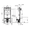 Инсталляция для унитаза Alcaplast AM101/1120 Sadromodul 4 в 1