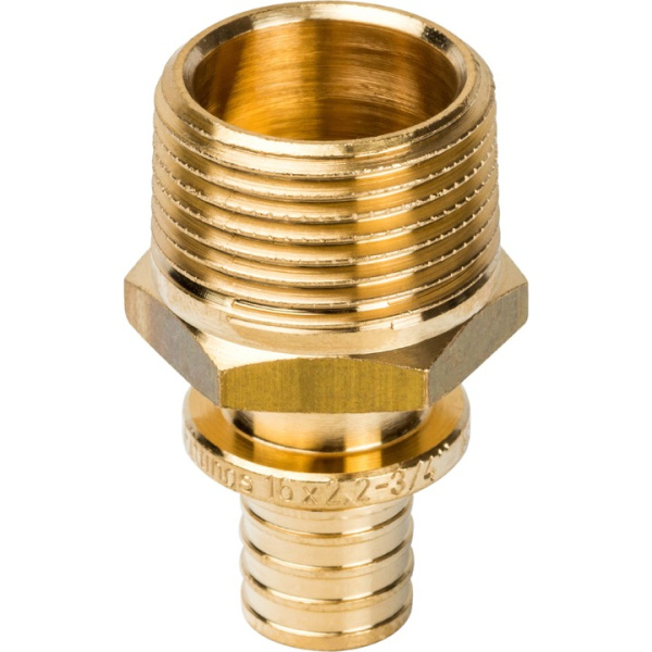 Переходник STOUT 16хR 3/4" НР аксиальный