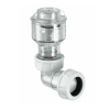 Обратный клапан McALPINE TUNVALVE G3/4"х19-23мм, с отводом 90, прозрачный