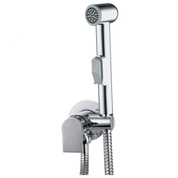 Смеситель встраиваемый GROSS AQUA Bidet GA042601C с лейкой для гигиенического душа, хром глянцевый
