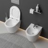 Биде подвесное CERAMICA NOVA Forma (Форма), 37х48, отверстие для смесителя по центру