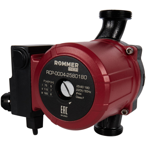 Насос циркуляционный 25/80-180 мм ROMMER Profi