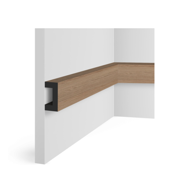 Декоративная рейка HIWOOD LB40 BR417 40*20*2700
