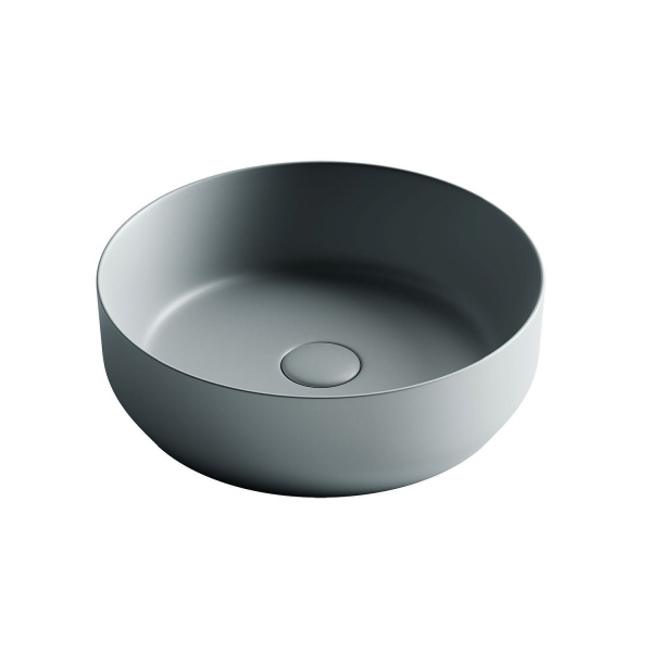 Раковина-чаша CERAMICA NOVA Element (Элемент) 39, 120х390х390, круглая, антрацит матовый