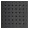 Верхний душ RGW Shower Panels SP-82B-50, квадратный, черный матовый, 500х500