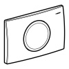 Клавиша для инсталляции Geberit Delta11, белый